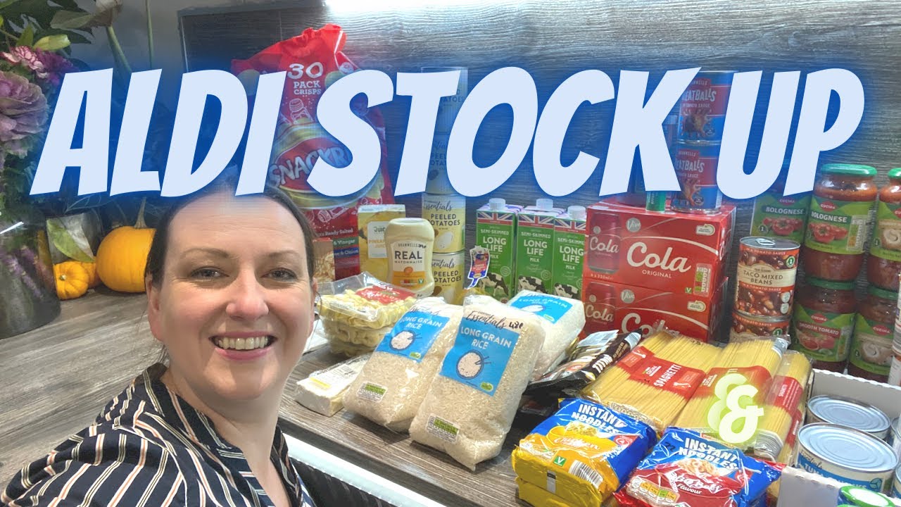 Prepping for Food shortages uk | Aldi stockpile haul | uk prepper