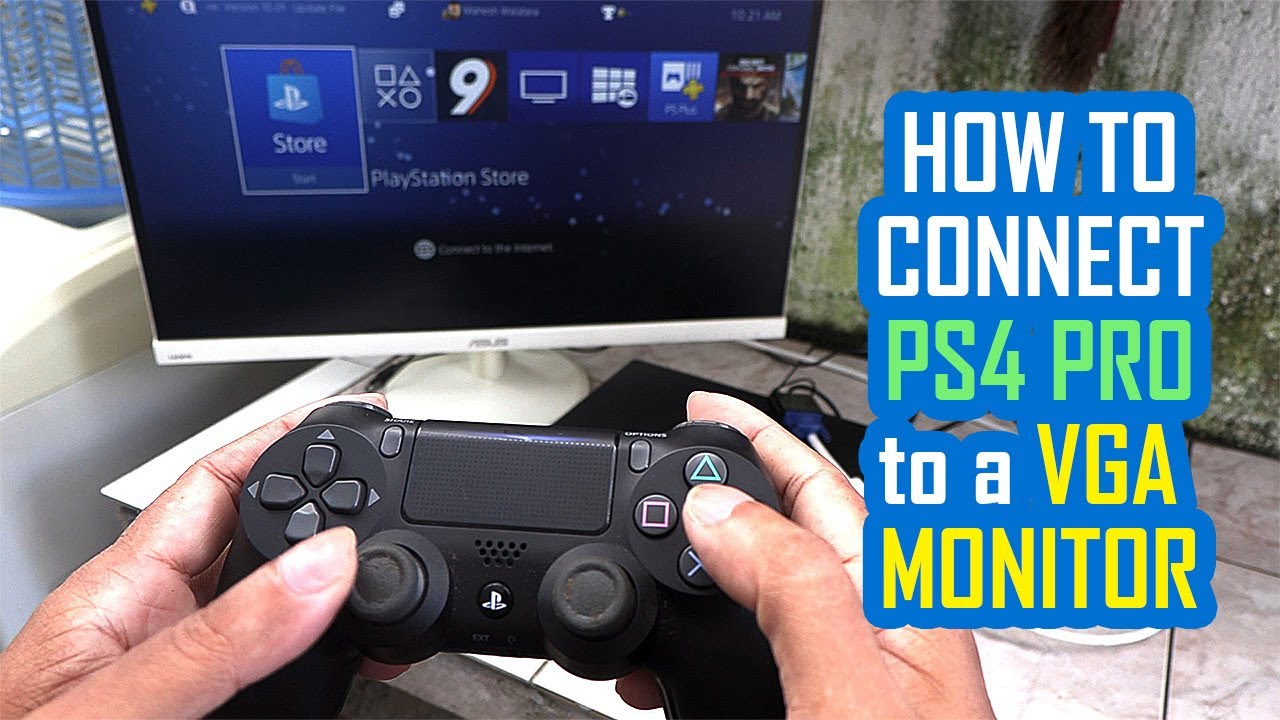How to Connect a PS4 Pro to a VGA Monitor