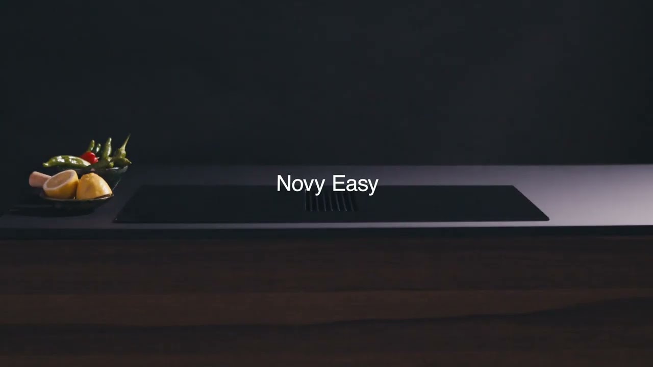 Novy Easy, la nuova cappa integrata nel piano cottura a induzione