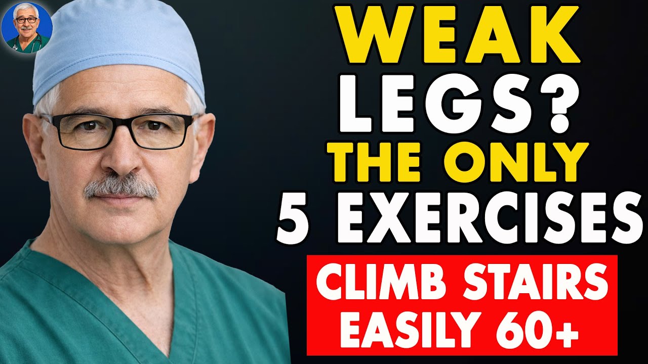 Surgeon Reveals: The ONLY 5 Exercises You Need to Climb Stairs Easily (Ages 60+)