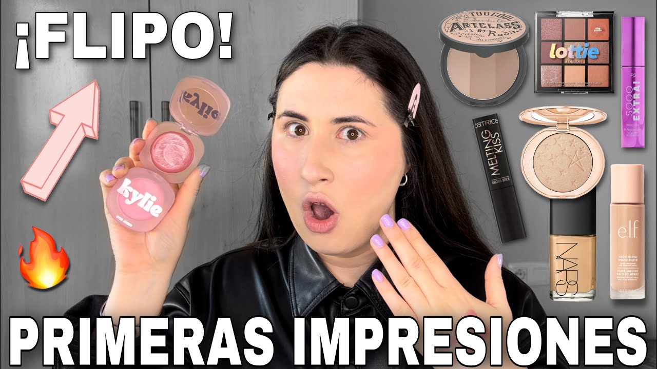 ✨PRIMERAS IMPRESIONES DE MAQUILLAJE 😱| Mucha ansia viva: Catrice, Elf, Nars, Kylie, Lottie… y más🔥