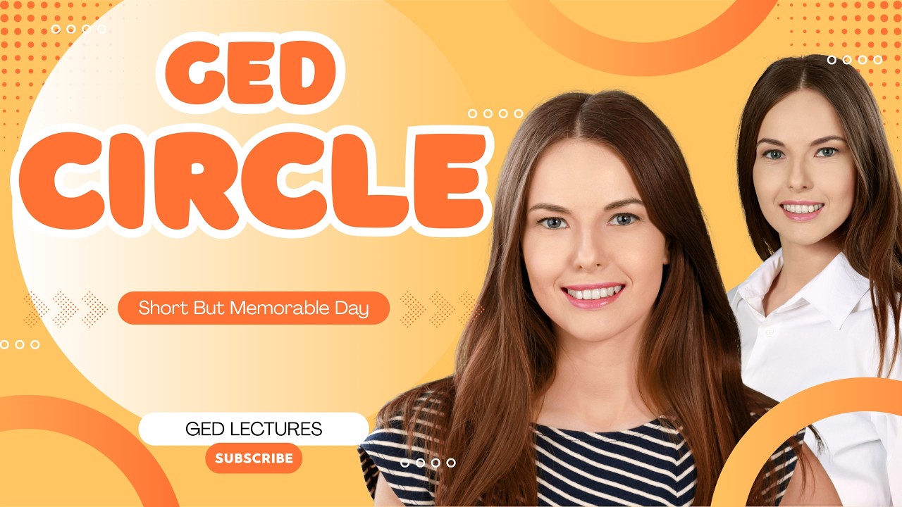 GED Math Study Guide: Solving Circle Problems Fast - GED Math in English