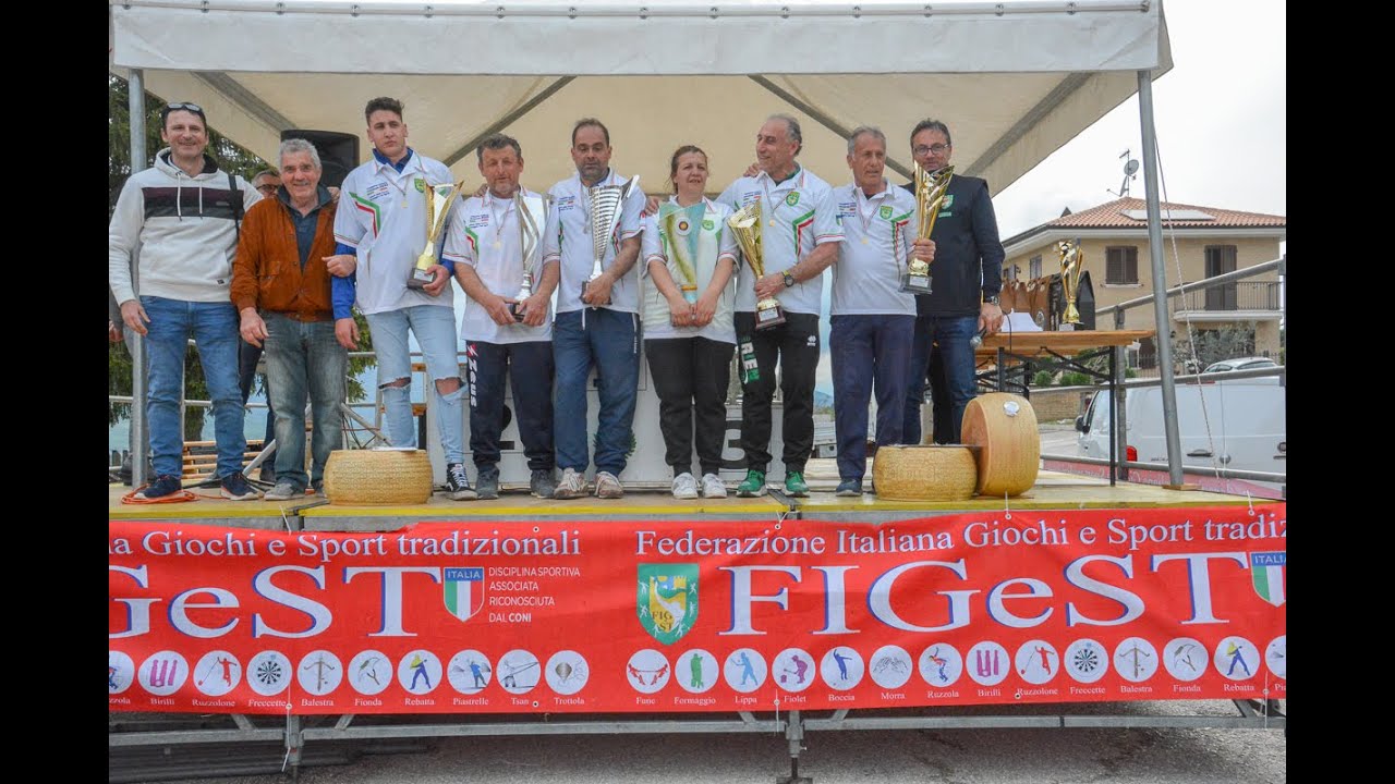 CAMPIONATO ITALIANO INDIVIDUALE LANCIO DEL FORMAGGIO  Castel di Lama 29/30 Aprile 2023