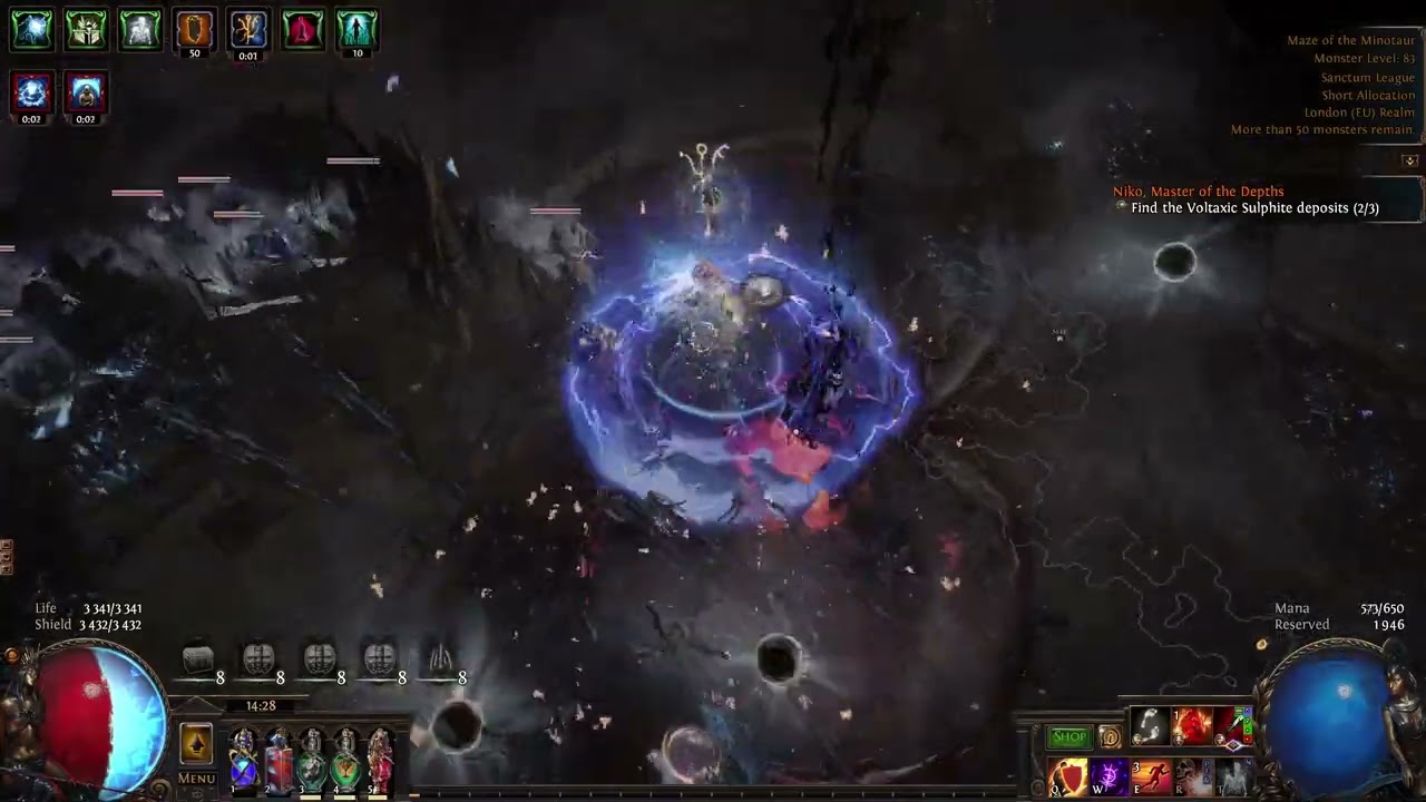Kitava's Thirst DD/VD. 80% deli, maze of the minotaur showcase.