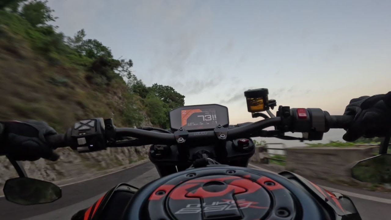 [ costiera amalfitana ] strade da moto - Campania - GoPro // Ktm Duke 890R