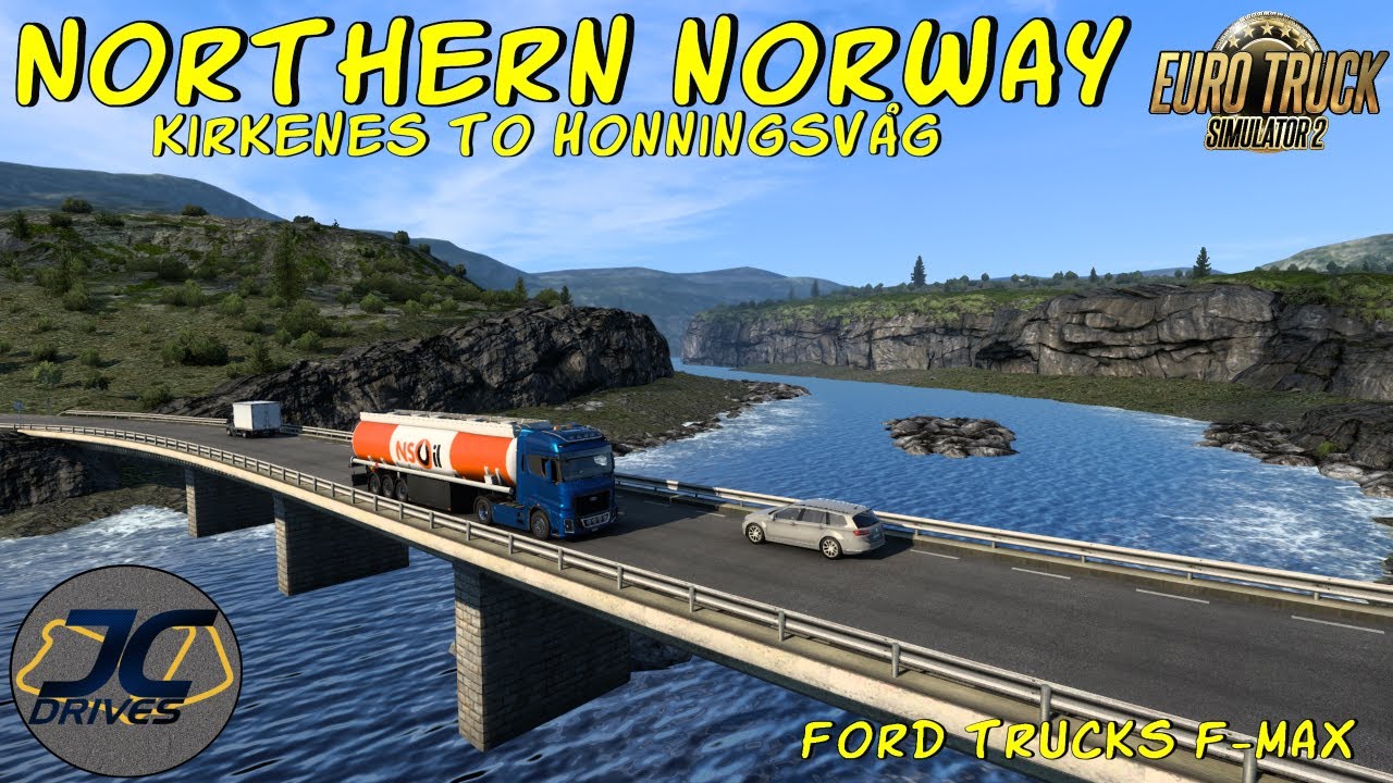 Euro Truck Simulator 2 - Day #58 - Ford F-MAX - Northern Norway - Honningsvåg