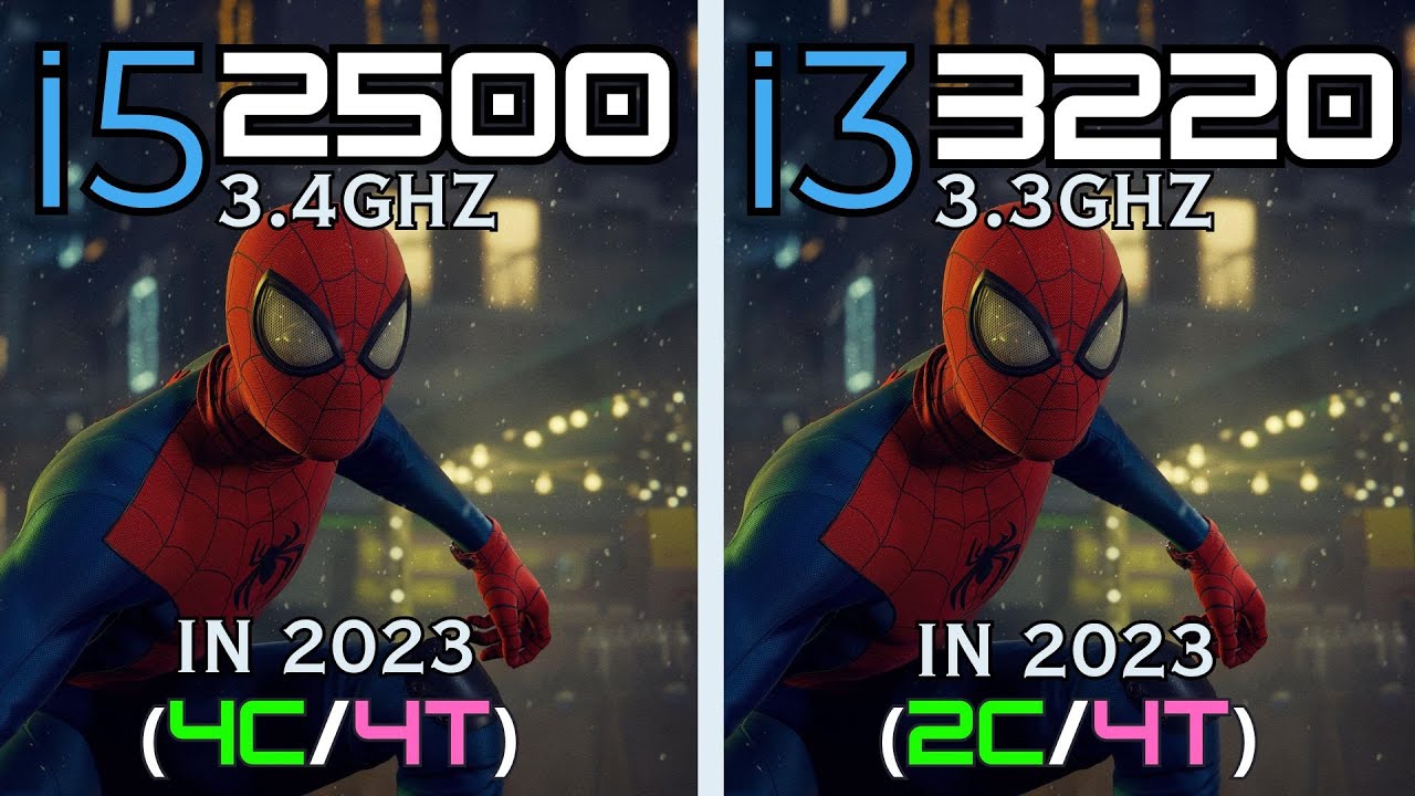 i5 2500 vs i3 3220 Tested in 12 Games | 1080p