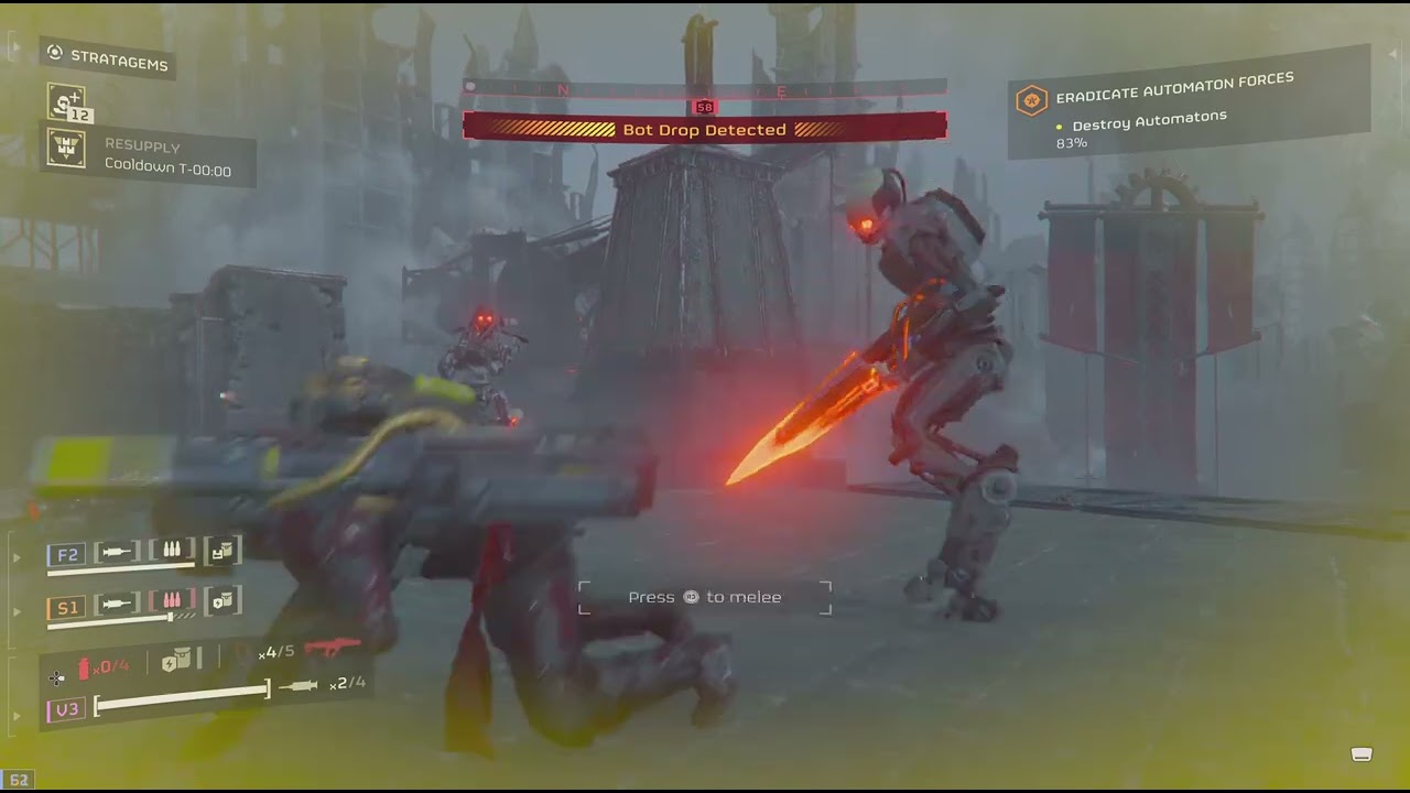 HELLDIVERS 2 Taking out Automatons with SIR Jimmy John and the gang