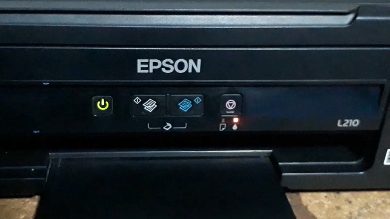 🙋Reiniciar los niveles de tintas Epson L210 y test de cabezales, led de tinta parpadea