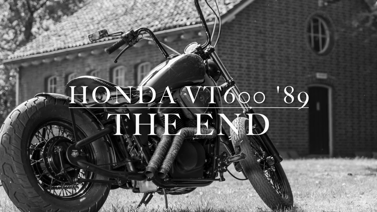 Honda shadow VT600 Bobber build 2017