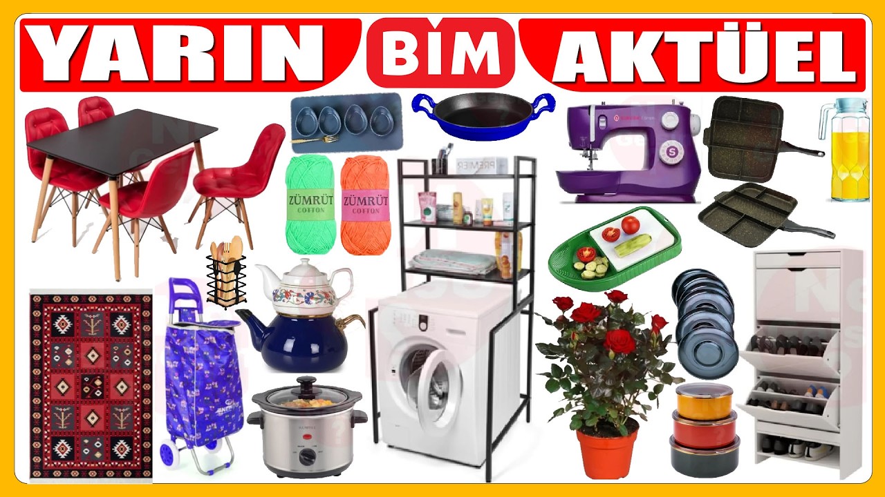 BİM 8 ŞUBAT 2026 | ÖRGÜLÜ DİKİŞ MAKİNESİ | BİM DÖKÜM TAVA TENCERE ÇEŞİTLERİ | BİM ÇEYİZLİK AKTÜEL