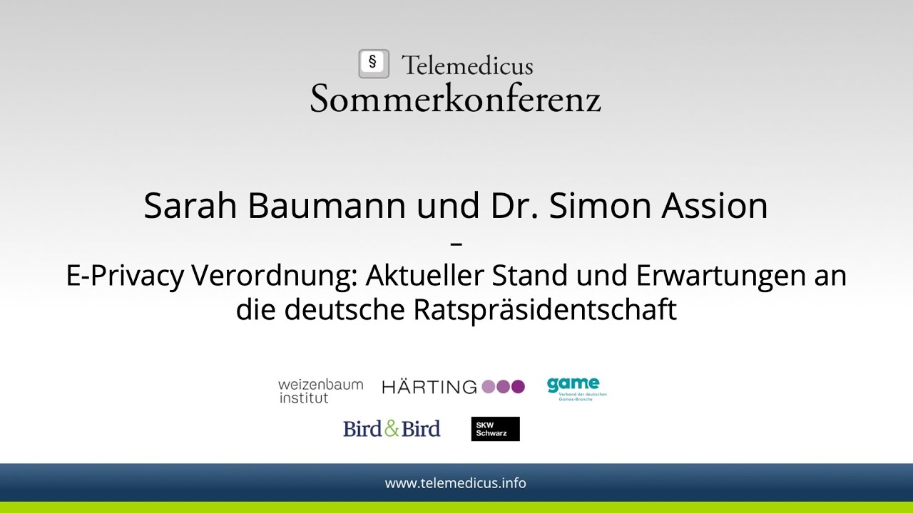 Baumann und Assion: E-Privacy Verordnung