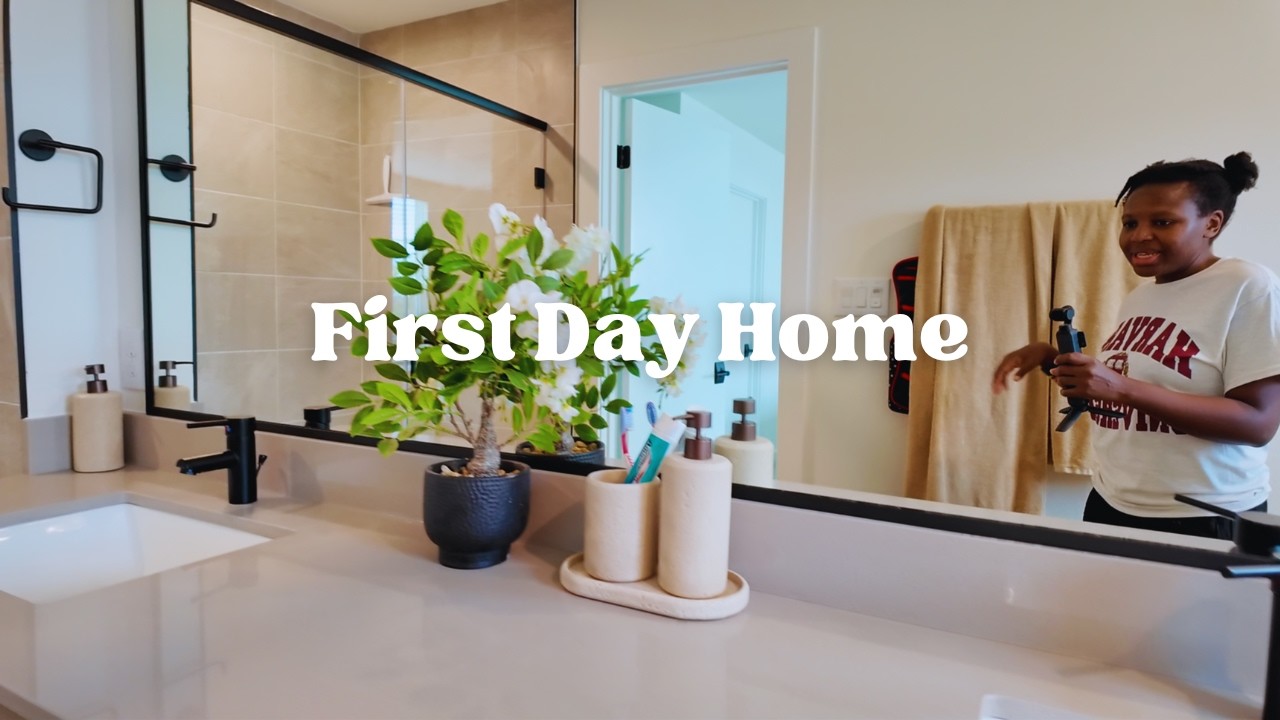 First Day in Our New House | Organizing Our Home & Getting Settled