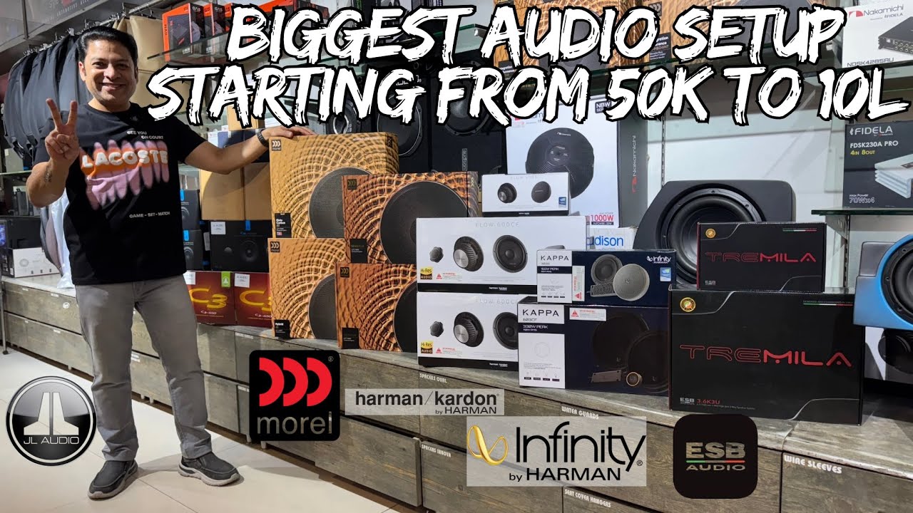 Biggest Speaker RangeStarting From ₹50K To 10 Lakhs | JL Audio | Morel | Harman Kardon |Carman India