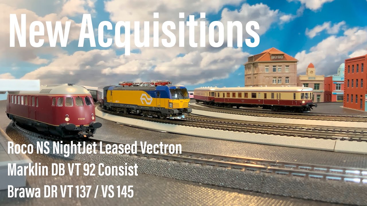 New Acquisitions #1: Marklin 41327, Brawa 44718, Roco 71974, LS Models 44044 (with Trix 22356)