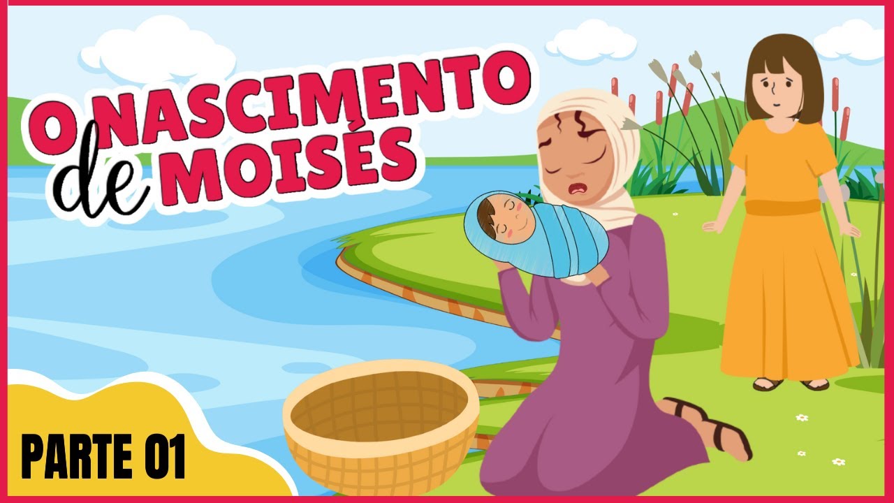 História de Moisés Infantil: Parte 1 - O Nascimento de Moisés / A aflição de Joquebede #24