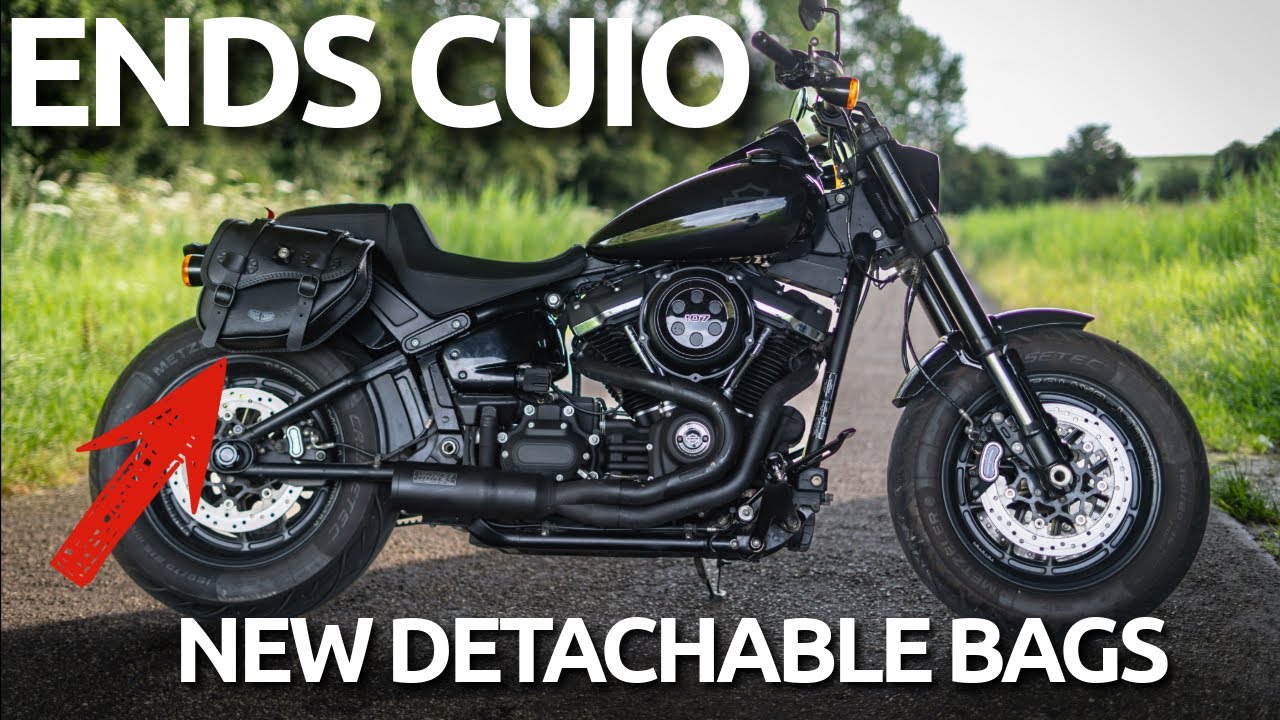 New detachable bags for my Harley Davidson Fatbob M8