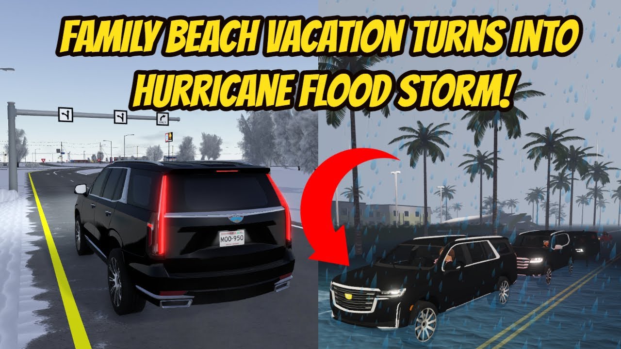 Greenville, Wisc Roblox l Hurricane Flood STORM City Wide EVACUATION Roleplay