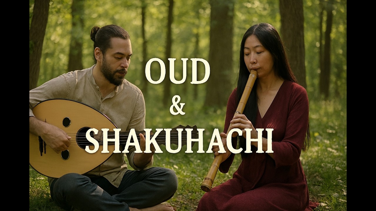 Serenity: Japanese Shakuhachi & Arabic Oud Duet | Relaxing Music | MirakoShow