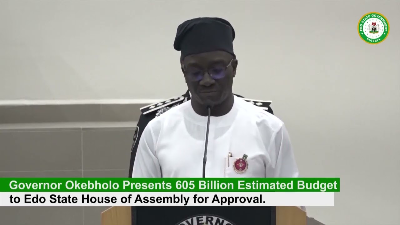 Governor Okpebholo Presents 605 Billion Estimated Budget to EDHA for Approval.
