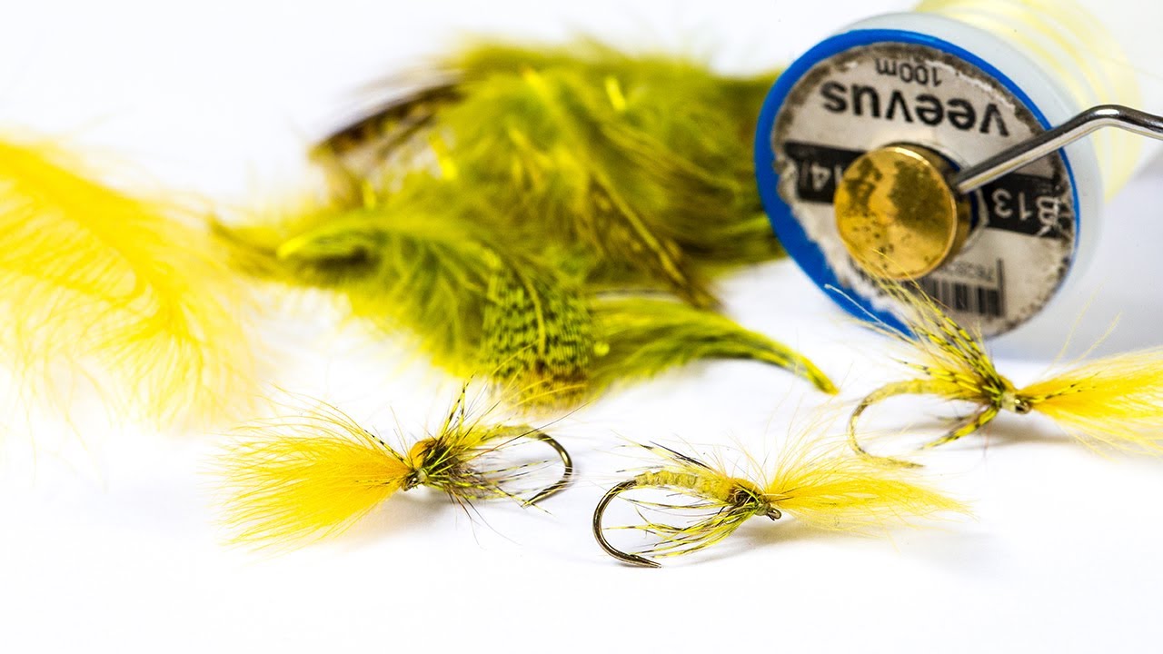 Yellow May Emerger Fly Tying Pattern - Yellow May Dun Fly Fishing (Yellow Sally) River Trout Dry Fly