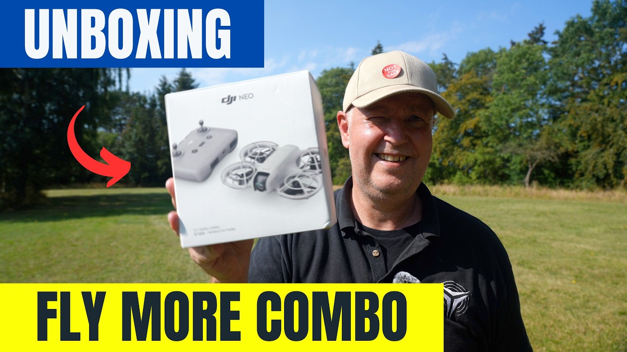 Распаковка и первый полет дрона DJI Neo Fly More Combo в моем офисе 😨