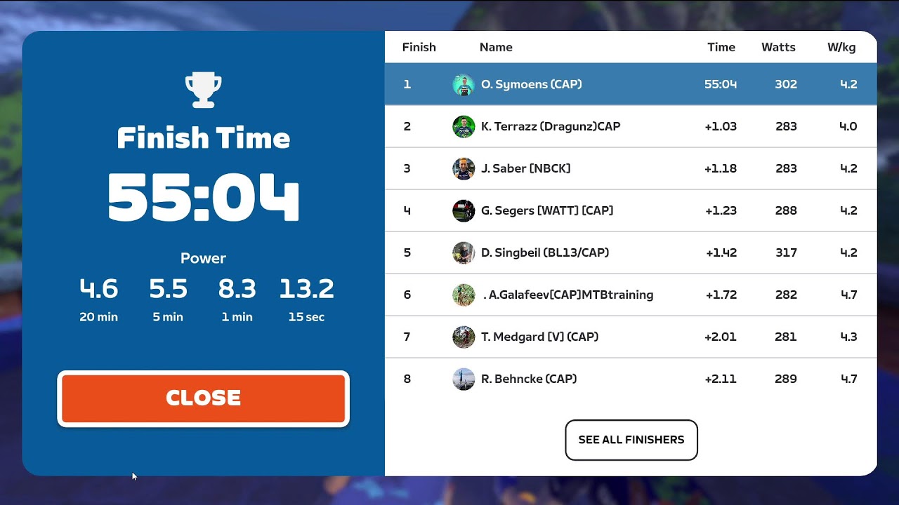 Zwift - Flamme Rouge Racing: Tour Watopia Stage 7