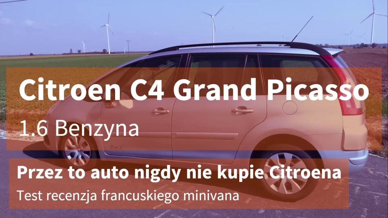 Citroen C4 Grand Picasso Test recenzja dziwności od francuzów