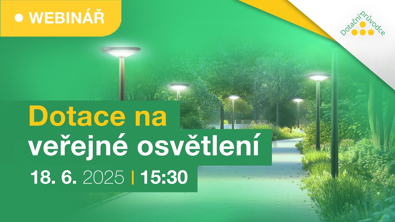 Dotace na rekonstrukci veřejného osvětlení