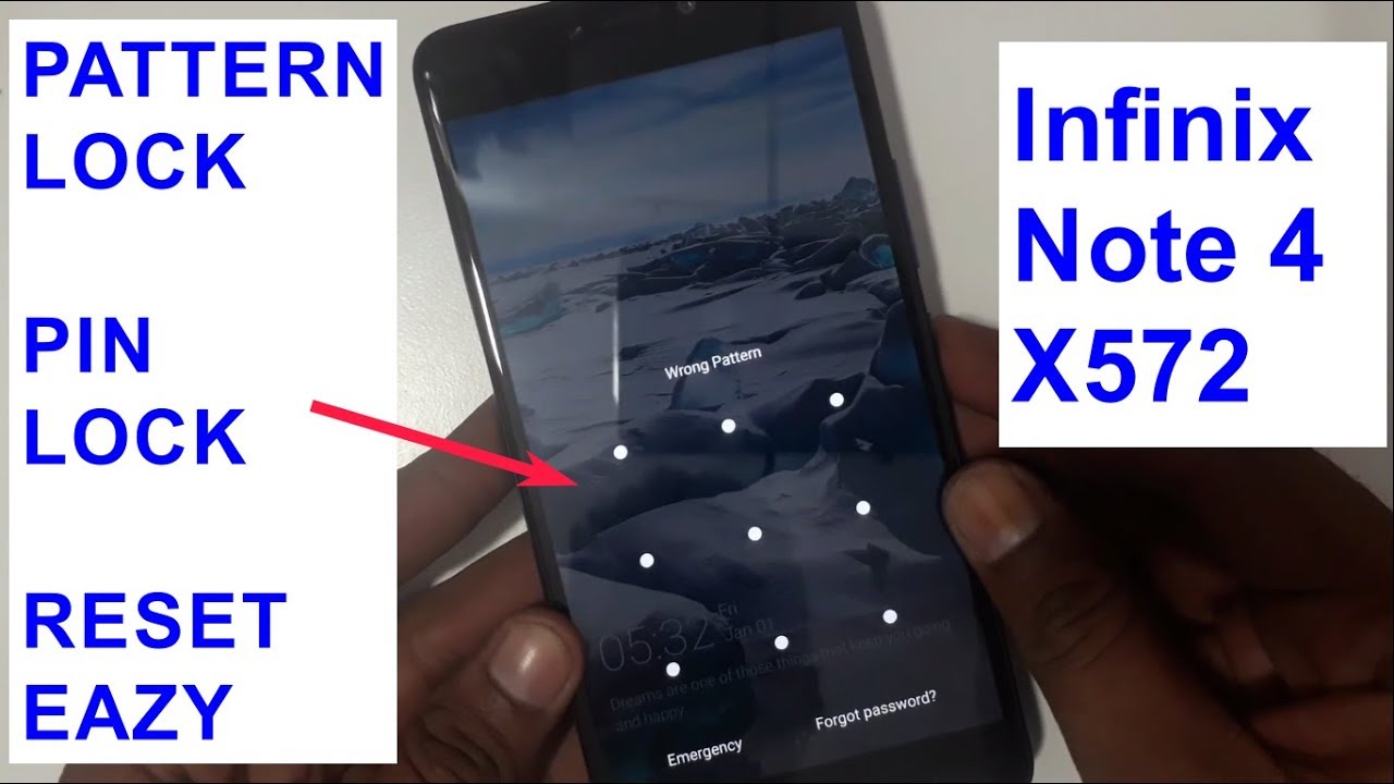 Infinix Note 4 X572 Hard Reset New Trick phone lock Eazy 2018
