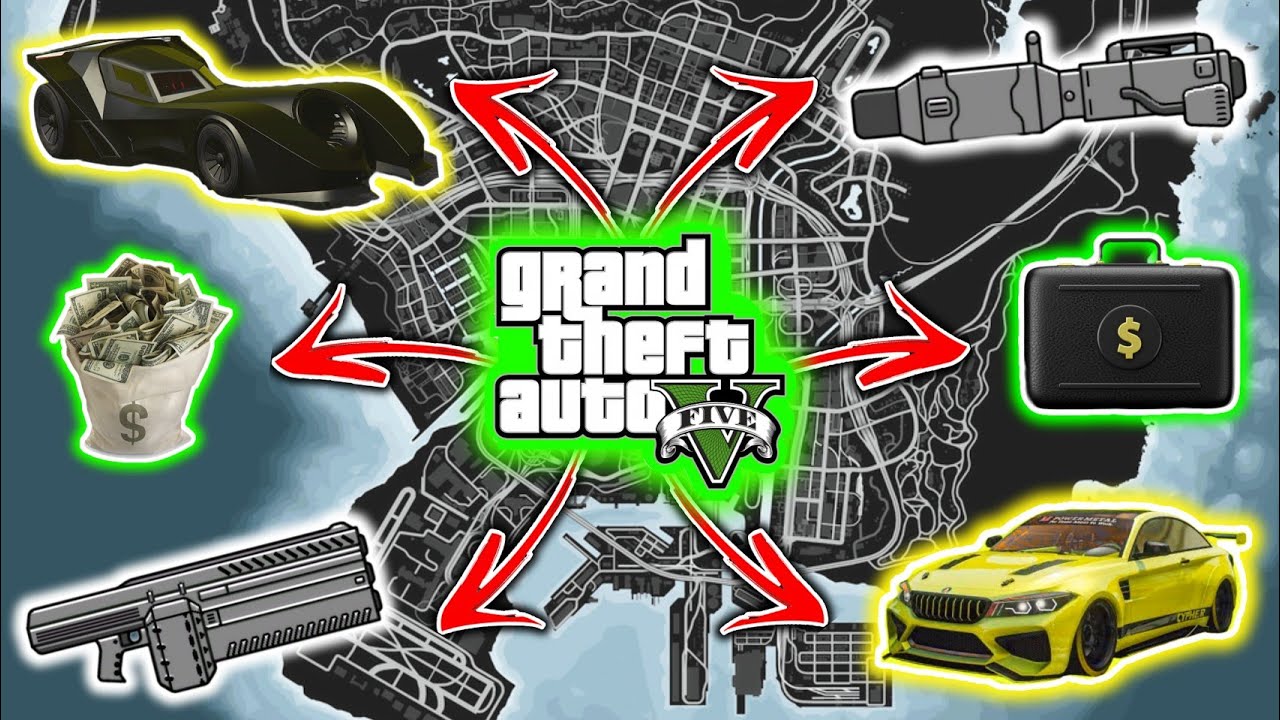 GTA 5 - All New 2025 Secret Money, Rare Cars & Weapon Locations! (Story mode)