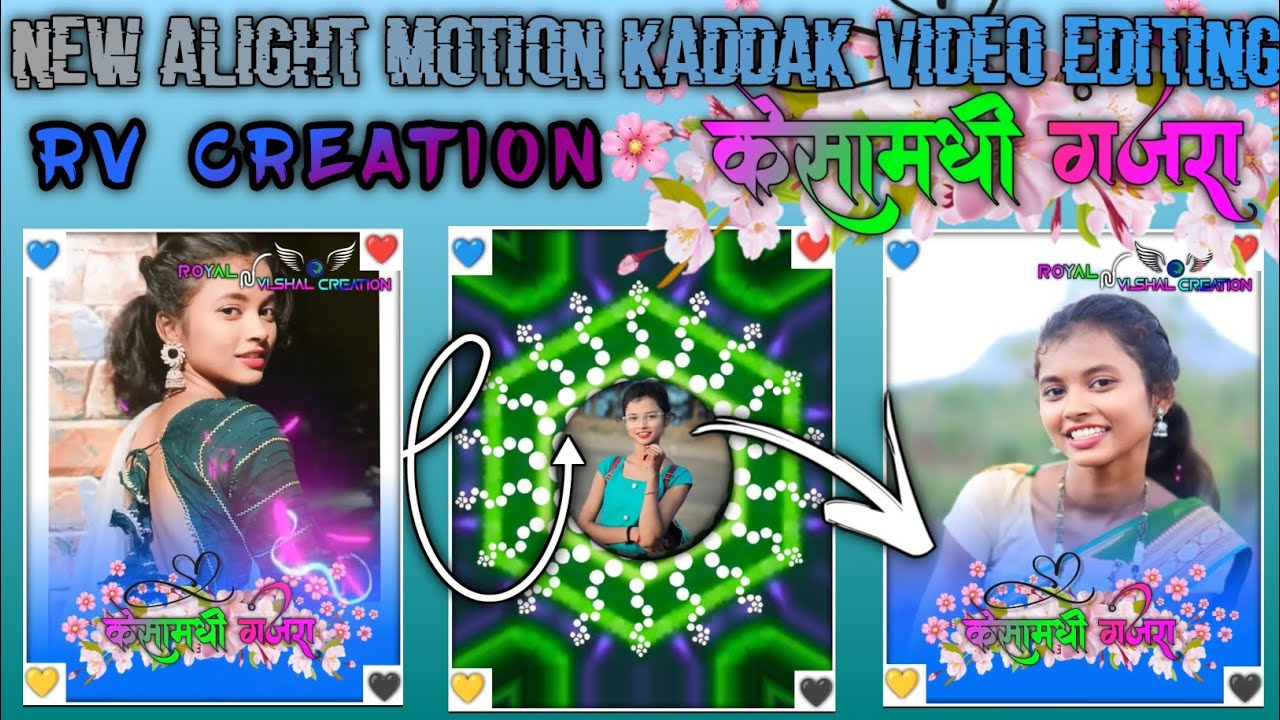 केसामधी गजरा 🥰 kaddak song video editing 💕 kesamadhi gajra🙈 RV CREATION ❤️
