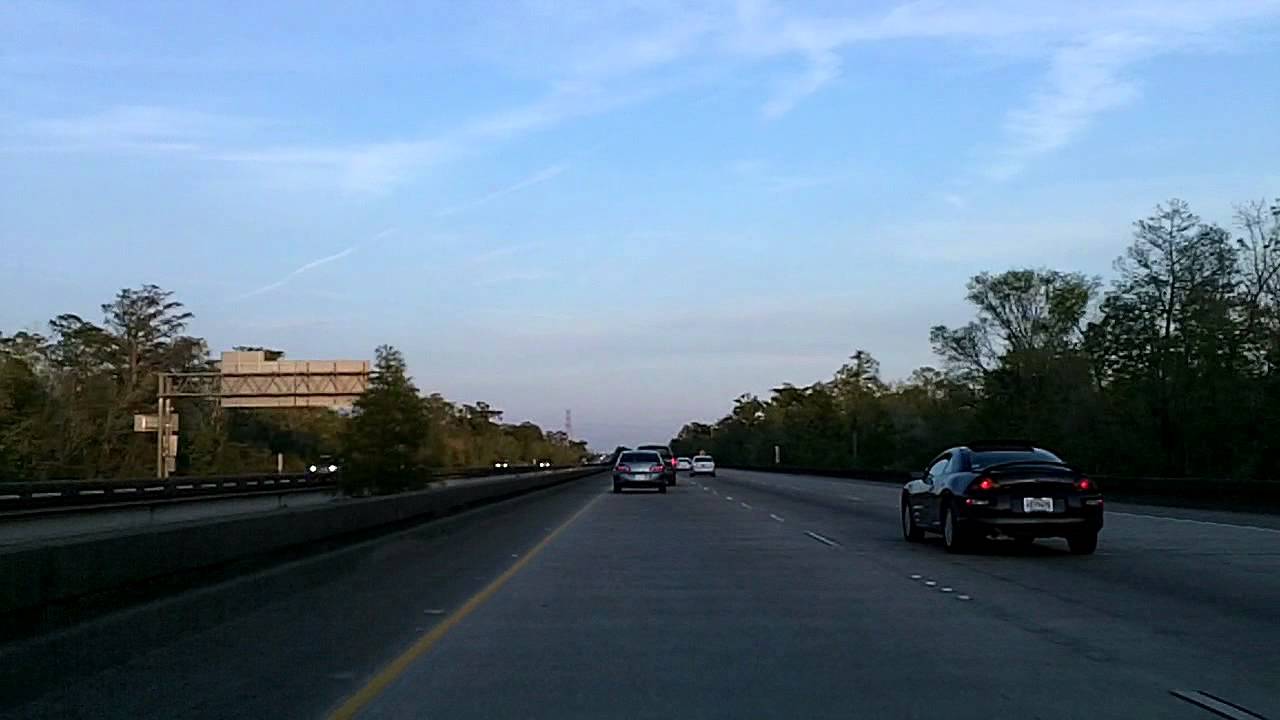Interstate 10 Through Louisiana: Baton Rouge to New Orleans