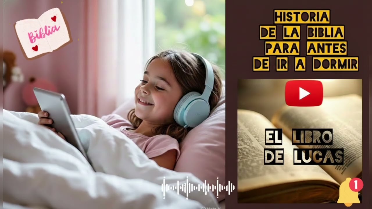 4 HISTORIAS de la BÍBLIA para antes de ir a dormir🕊📖 🎧❤️❤️ Libro de  Lucas capítulos 3 y 4