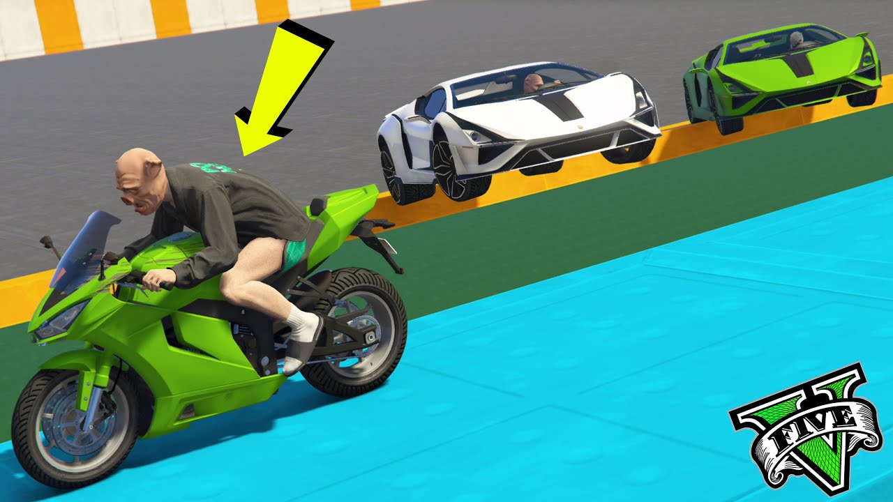 GTA 5 ONLINE 🐷 SHINOBI VS LAMBORGHINI !!! 🐷LTS🐷 DAJE !!