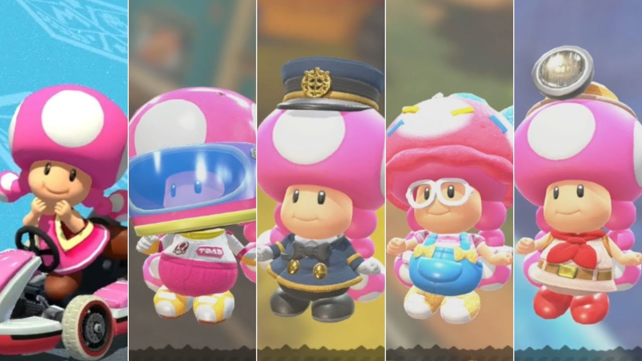 Mario Kart Switch Series // All Toadette Characters
