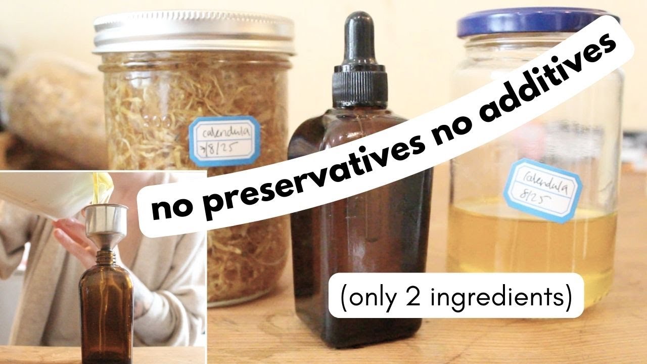 Make your own calendula infused oil | easy homemade skincare for sensitive skin
