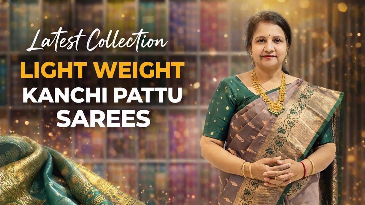 Latest Collection Light Weight Kanchi Pattu Sarees || Padmaja Saree Mandir #new 