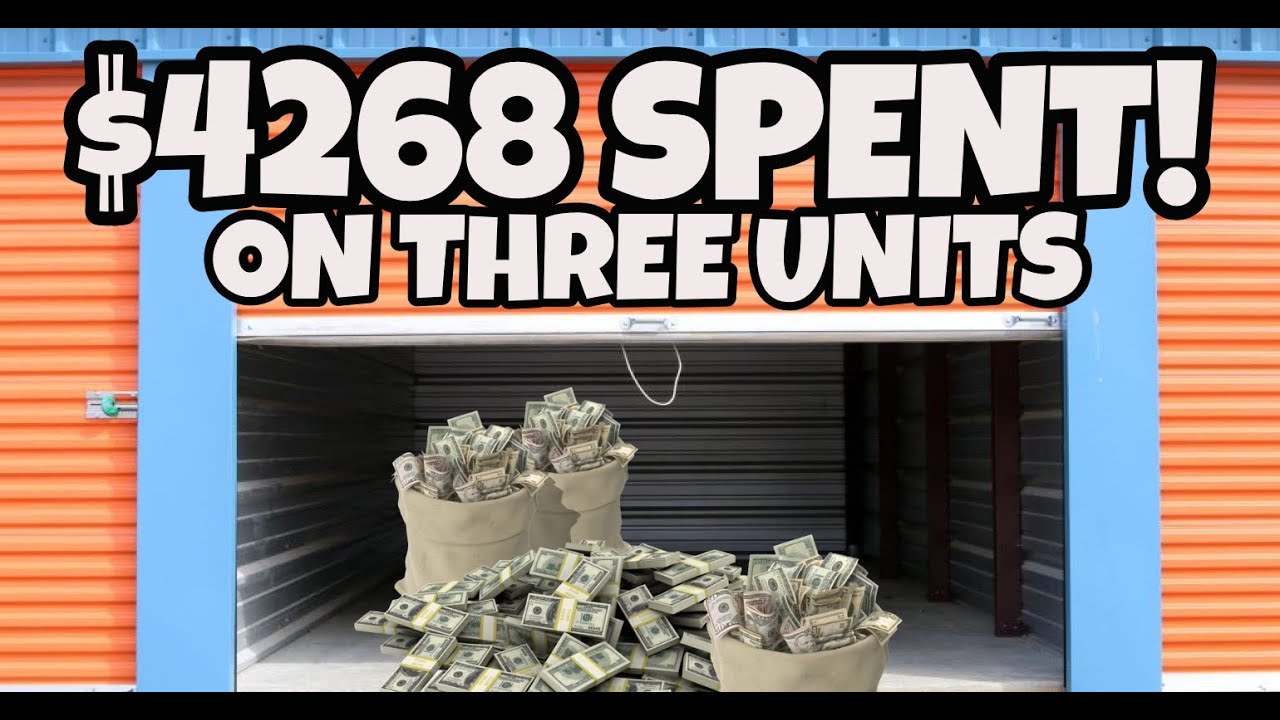 We Spent $4268 On 3 Abandoned Storage Units! Heres How Much We Made! #Storagewars #Abandoned