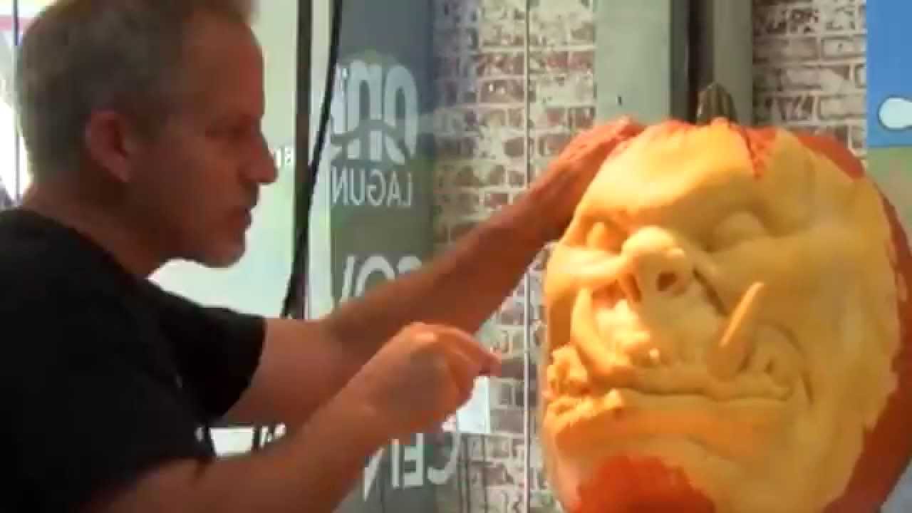 Epic Orc Pumpkin Carving! 🎃