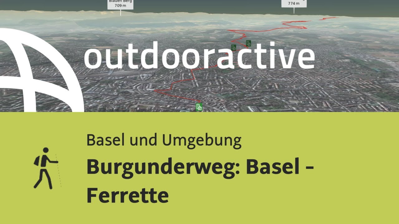 Pilgerweg in Basel und Umgebung: Burgunderweg: Basel - Ferrette