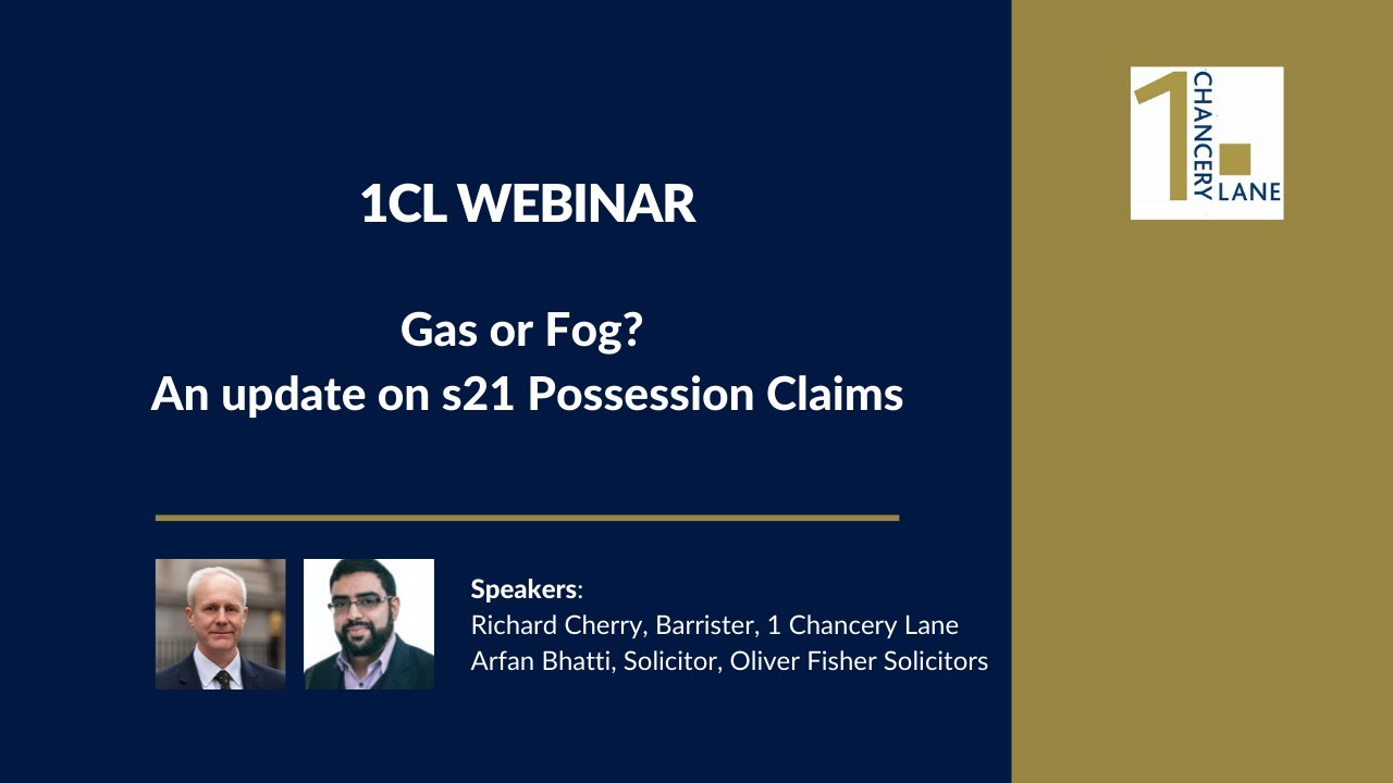 Update on s21 Possession Claims