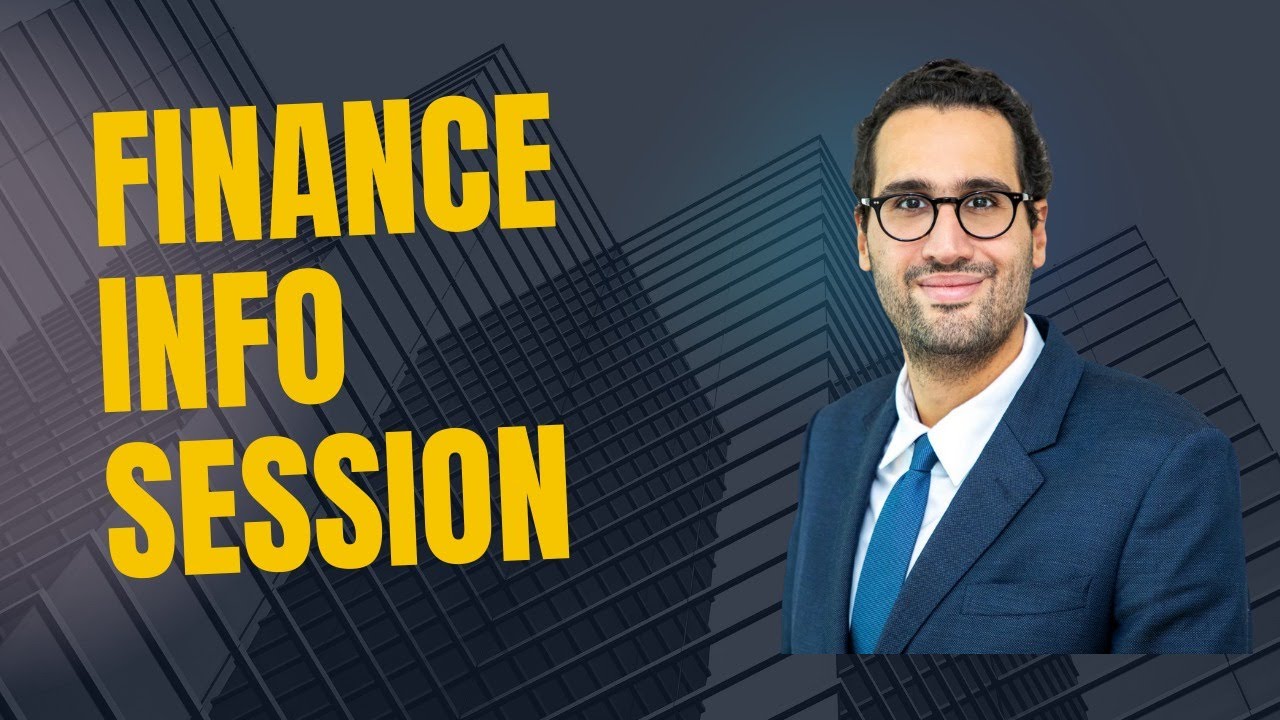 Mr Youssef Salem Finance Info Session
