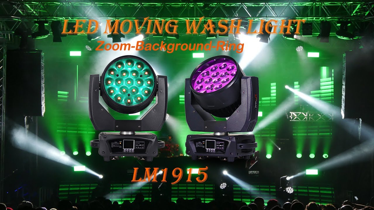 zoom moving head wash Light for stage event 