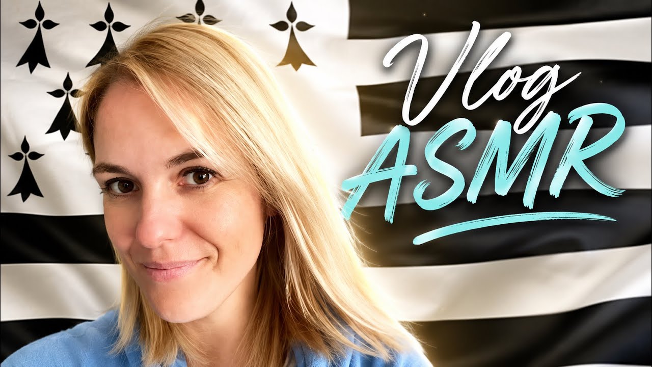 ASMR FR ✈️  Vlog ASMR Je t'emmène avec moi en week-end en Bretagne !