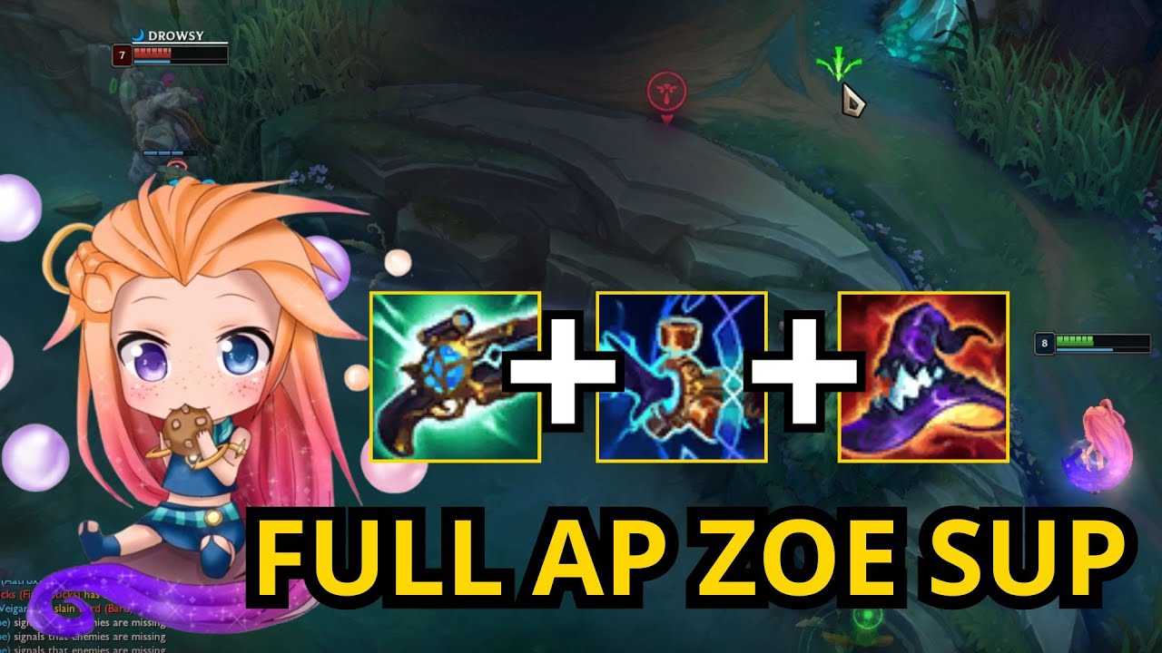 Off Meta to Diamond &ndash; Ep.9 I Tried Full AP Zoe Support&hellip;First time 😭💥