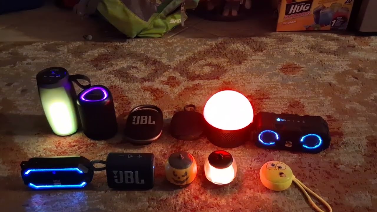 All my bluetooth speakers startup and shutdown (no other electronics!)