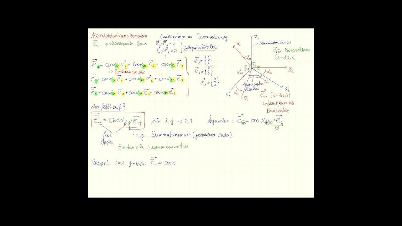 Koordinatentransformation Teil 3/1 || JR Engineering
