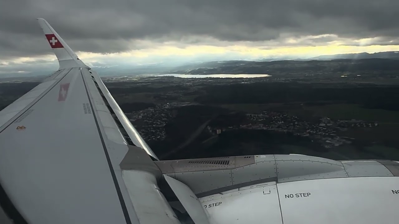 SWISS AIRBUS A320NEO (HB-JDA) LANDING IN ZURICH [4K|HDR]