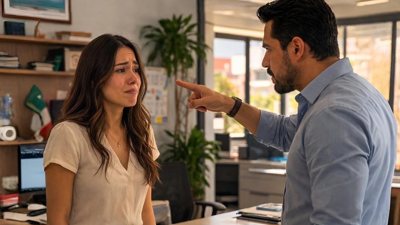 Jefe millonario: “Obedece o vete”. Ella se va… pero él: “No vas a ir a ningún lado”